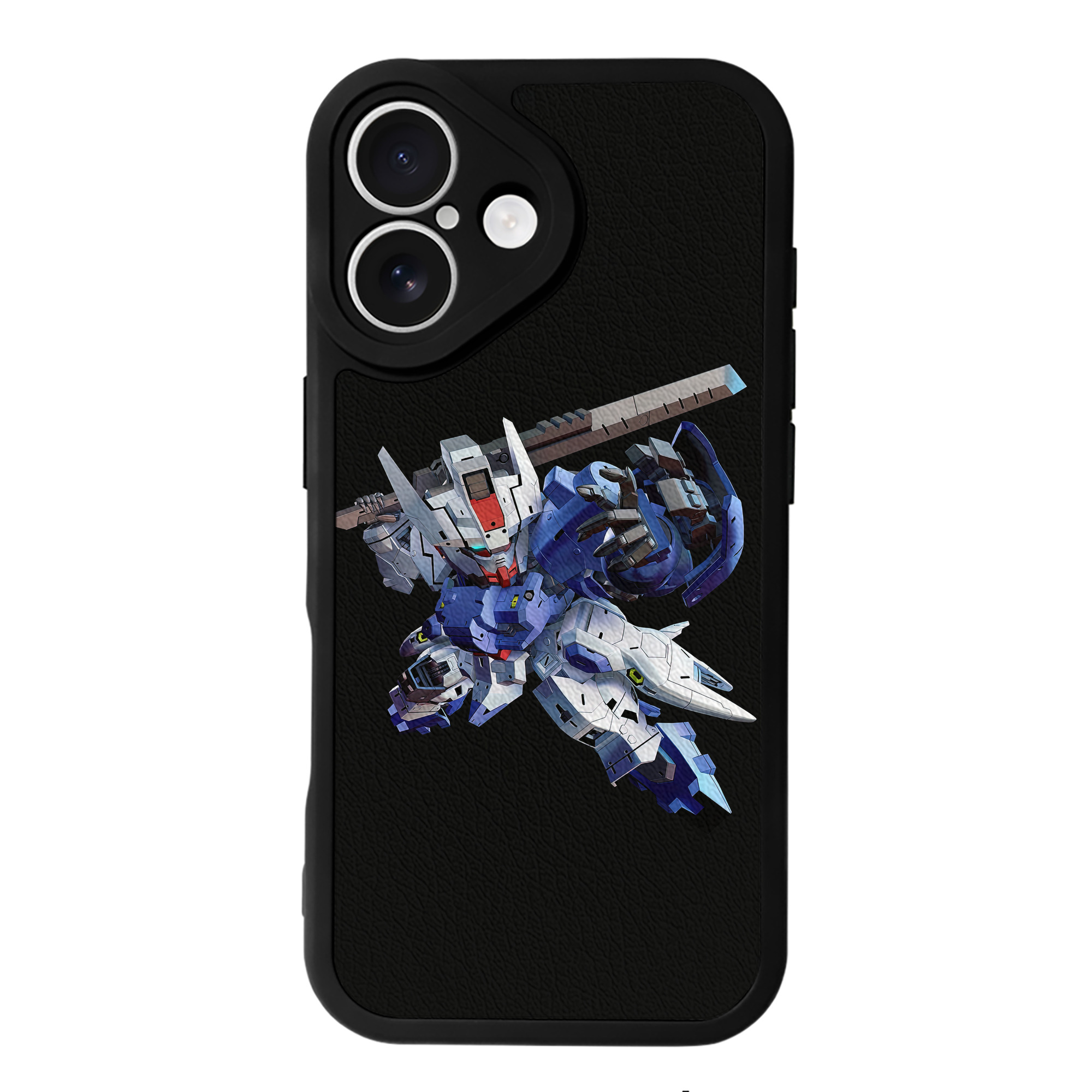 （画像用） 機動戦士ガンダム Mobile Suit Gundam 【iPhone 16シリーズ対応】シリコンスマホケース（レザー調） 材質：シリコン